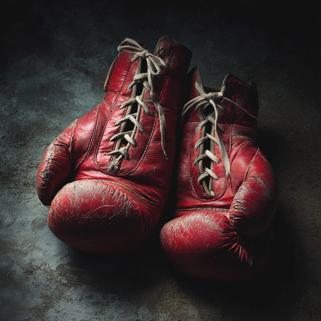Guantes rojos del coach